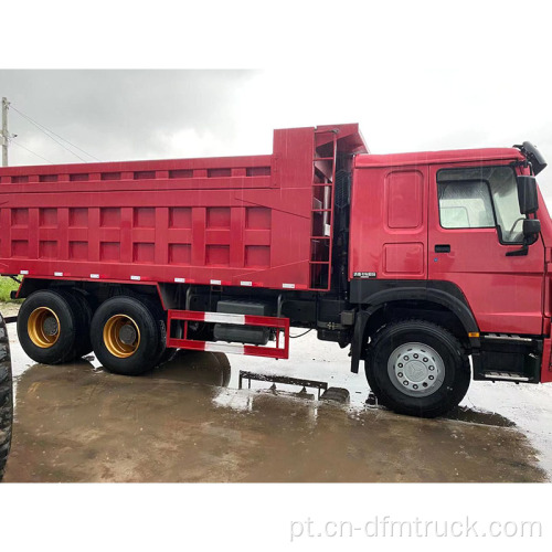 Caminhão basculante usado 6X4 10 Wheeler HOWO 30tons